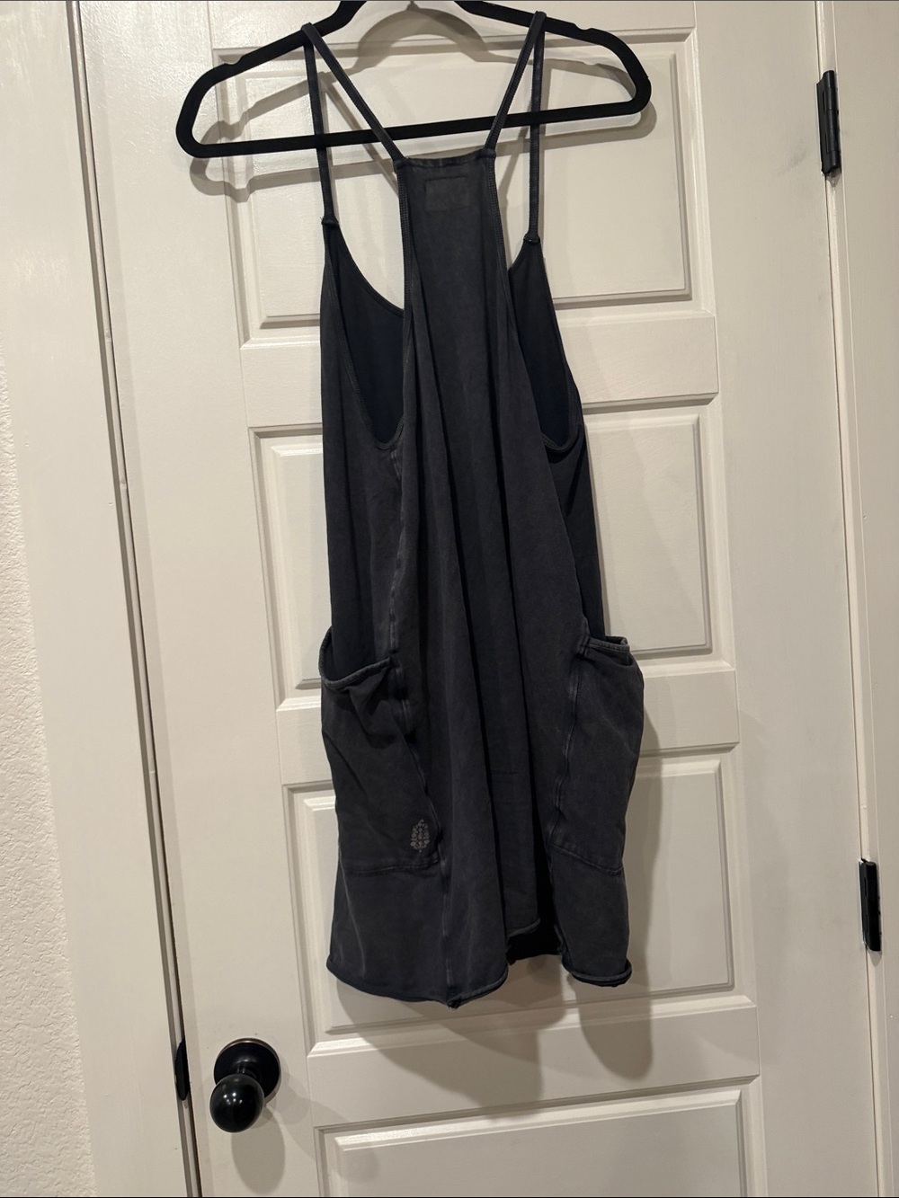 FP Movement by Free People Black Strappy Romper - Picture 4 of 7
